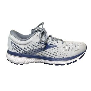 Brooks Ghost 13 Men's White/Gray Running Shoes Size 9D